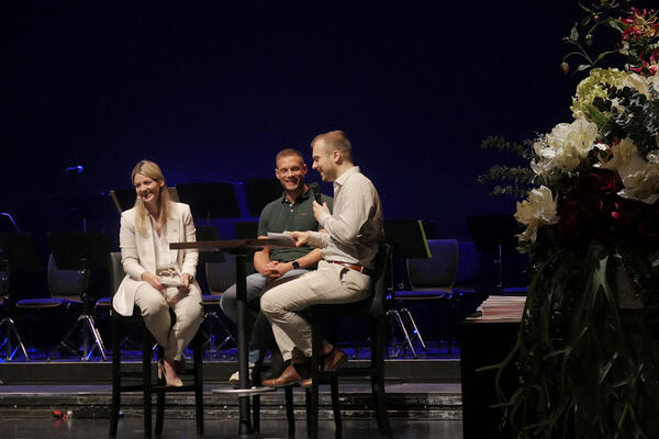 Gesprächsrunde A. Sedlmeier, Ben König und Alex Amstad